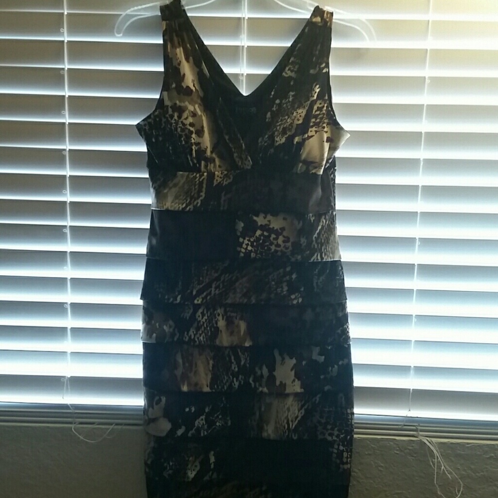Leopard print dress